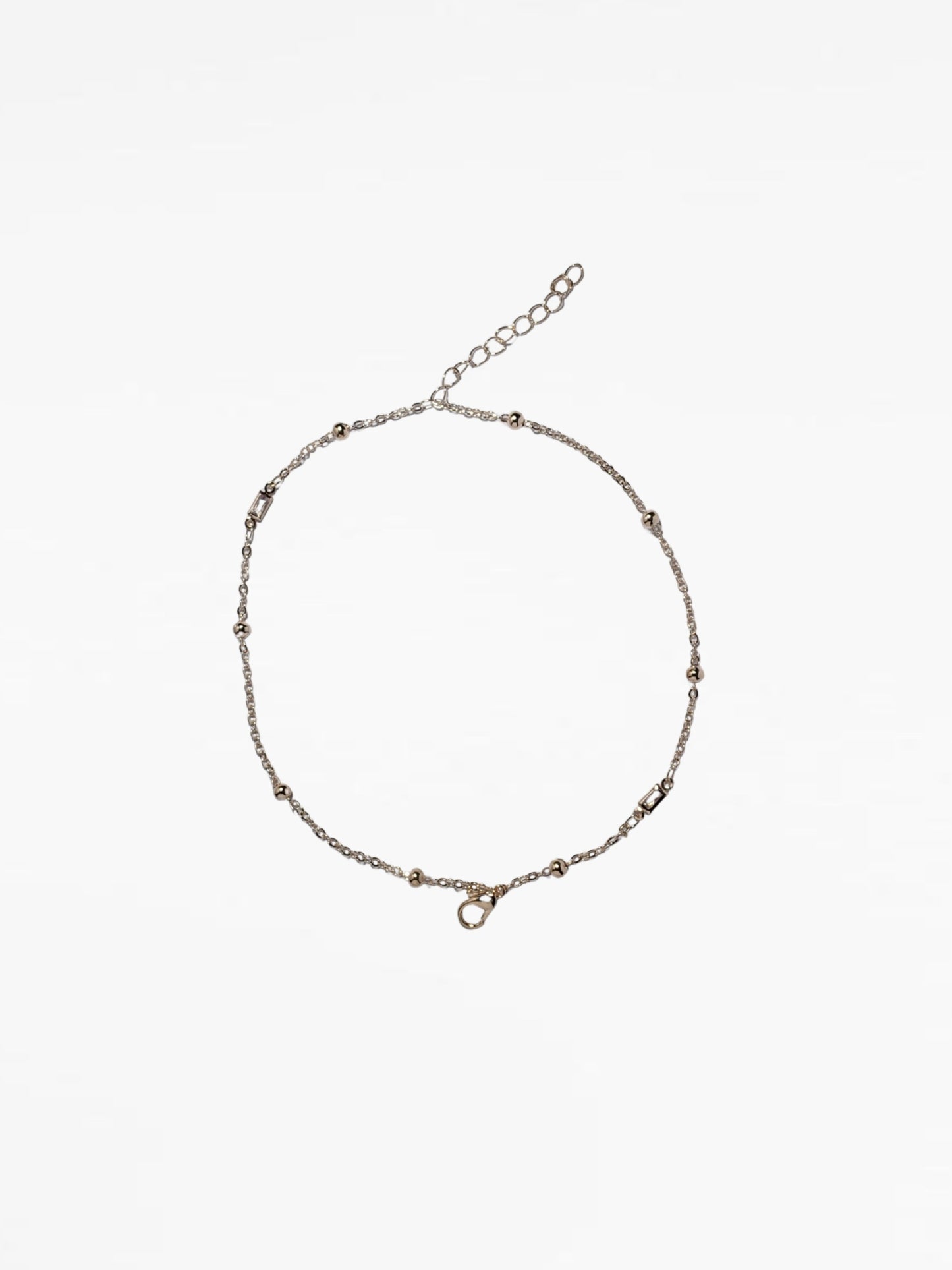 Rose Gold Rectangle Link Chain Bracelet