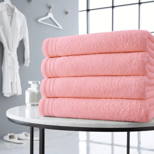 Pink Soft Luxury Cotton Bath Sheet
