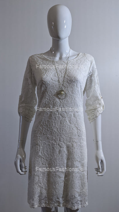 White Lace Dress
