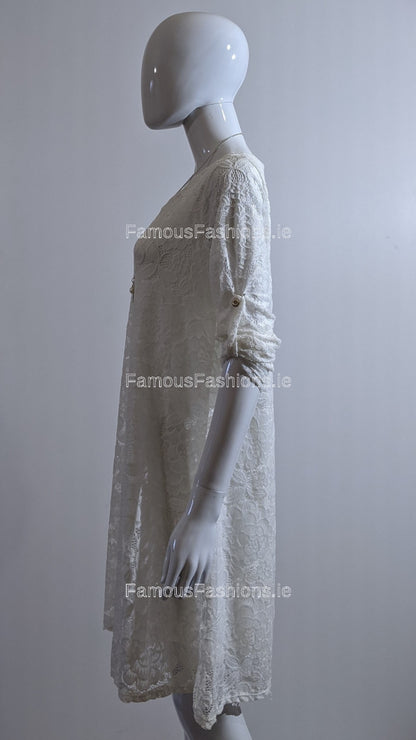 White Lace Dress