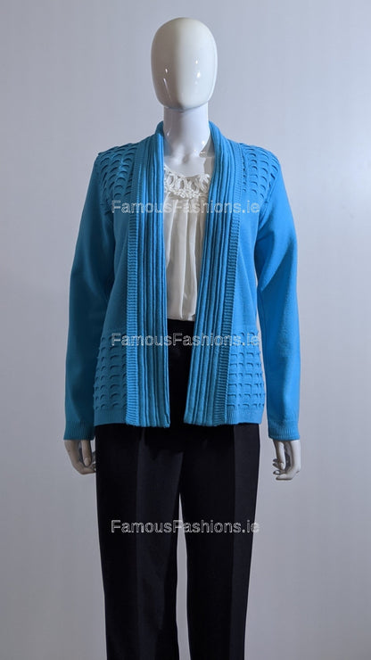 Turquoise Open Cardigan