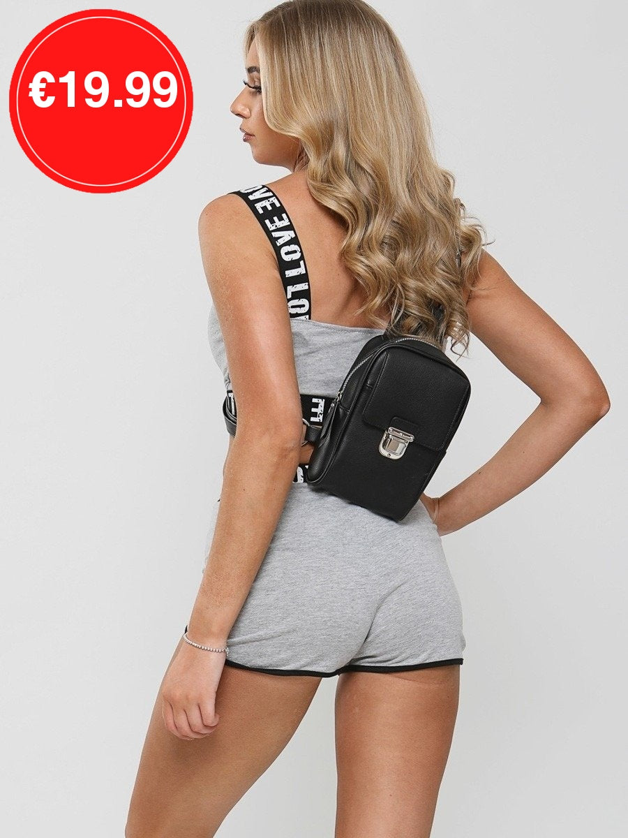 Grey Love Crop Top & Shorts Co-Ord